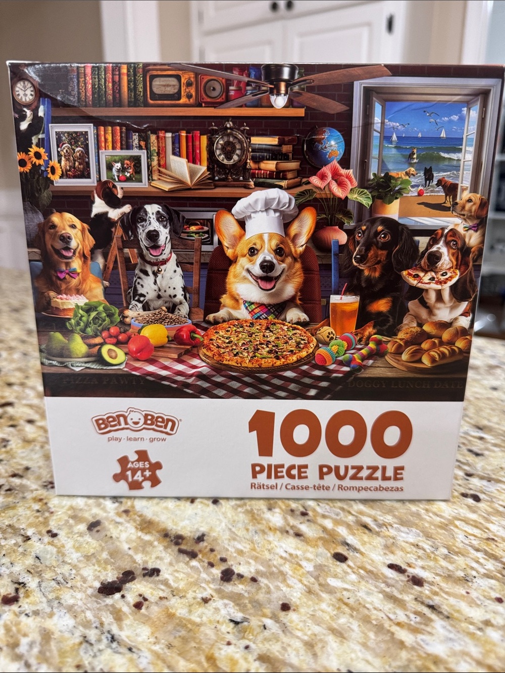 1000 Piece Dogs Dinner Party